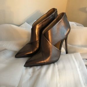 Metallic Stiletto Bootie